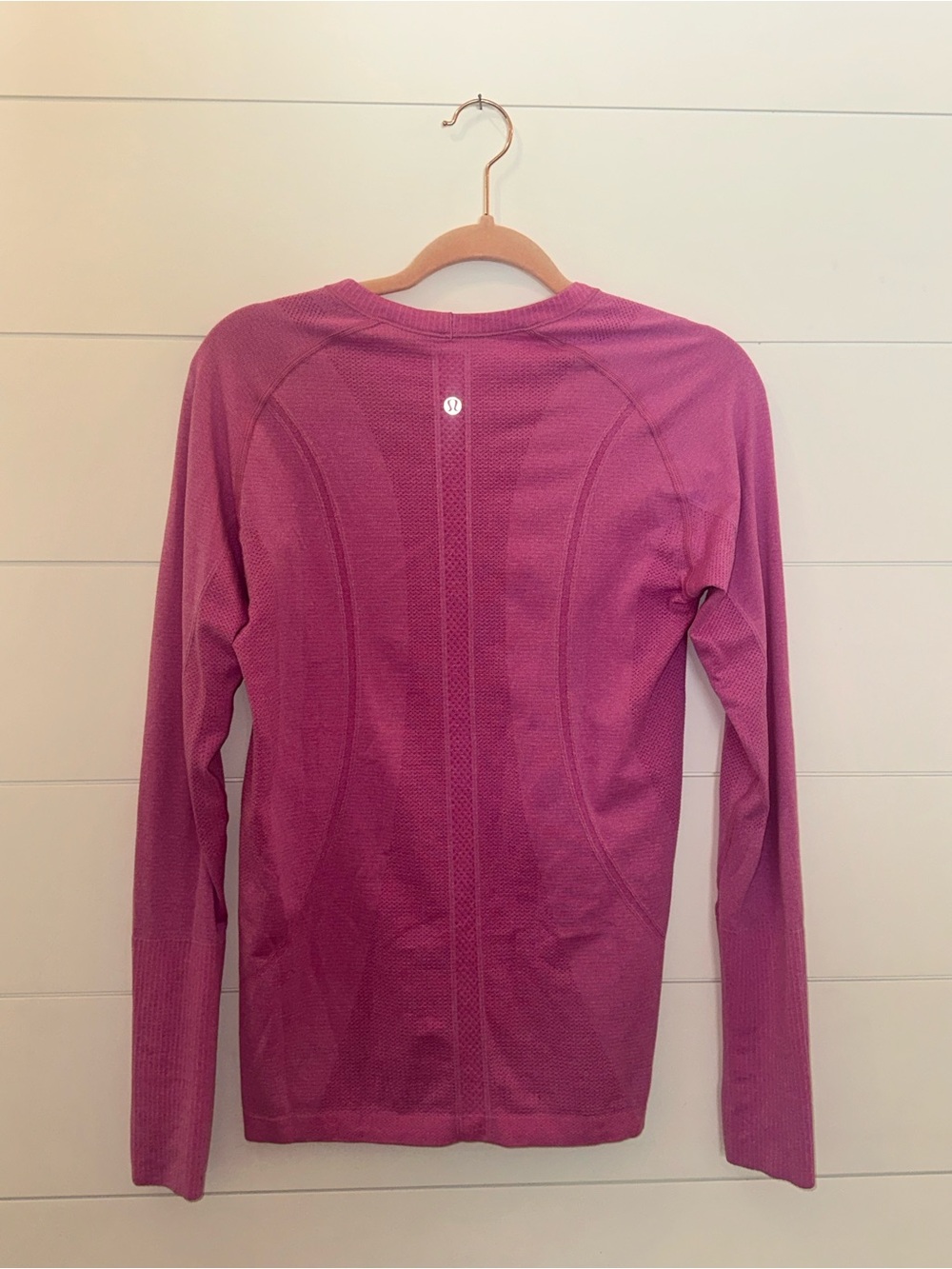 Lululemon Long Sleeve Swiftly Tech Raspberry - Picture 5 of 7